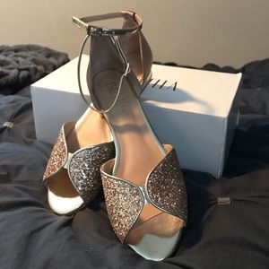 Billy Ella gold sandals